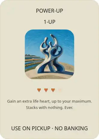 1-UP — Retro Arcade — Retro Arcade gamecard template