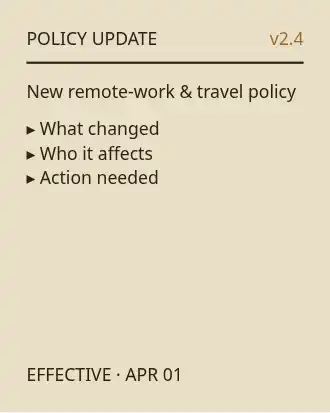 Ops — document — Ops template
