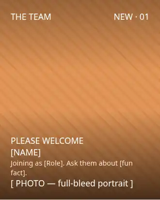 People — magazine — People template
