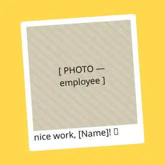 People — polaroid — People graphic template