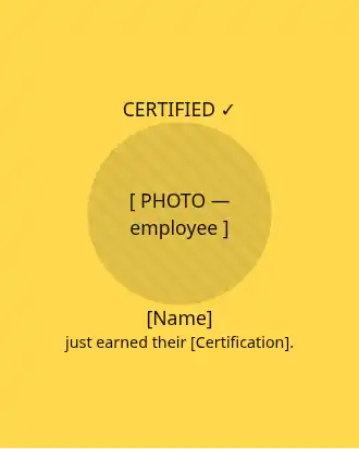 People — badge — People graphic template