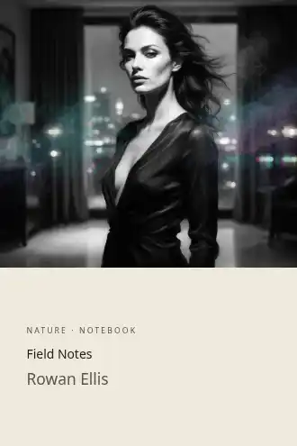 Field Notes — Nonfiction & Cookbooks book cover template