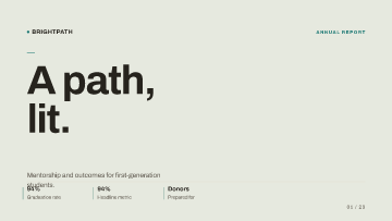 BrightPath — Donors — Donors template