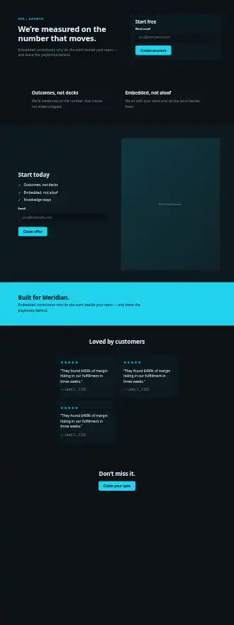 Meridian Partners — Homepages html5 homepage template