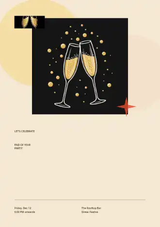 Team Celebration Invite — Corporate Events template