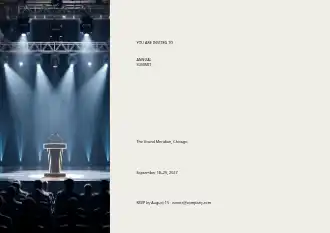 Summit Save the Date — Corporate Events template