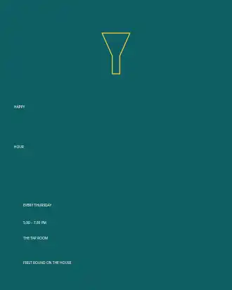 Happy Hour — Office & Community Socials invite-events template