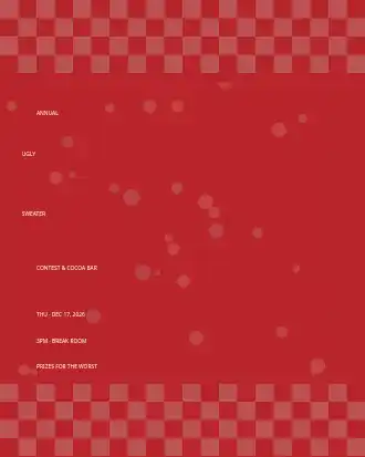 Ugly Sweater — Office & Community Socials invite-events template