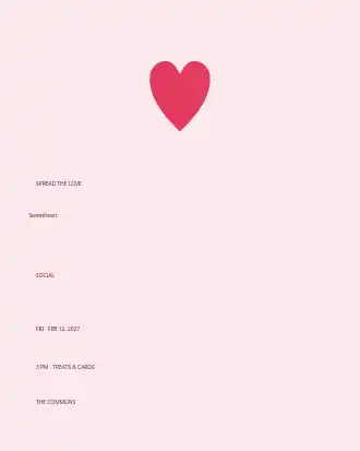 Valentine’s Social — Office & Community Socials invite-events template