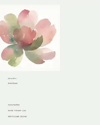 Bridal Shower — Weddings template