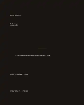 Dinner Party — Parties & Celebrations template