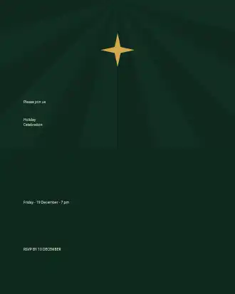 Holiday Party — Cultural & Seasonal invite-events template