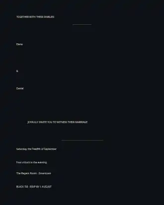 Art Deco Gold Wedding — Parties & Celebrations invite-events template