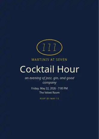 Cocktail Hour — Social template