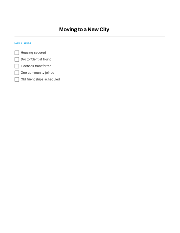 Moving to a New City — Relocation template