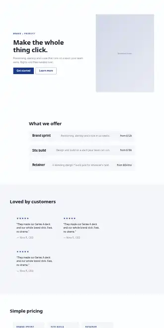 Northline Studio — Micro Sites html5 microsite template
