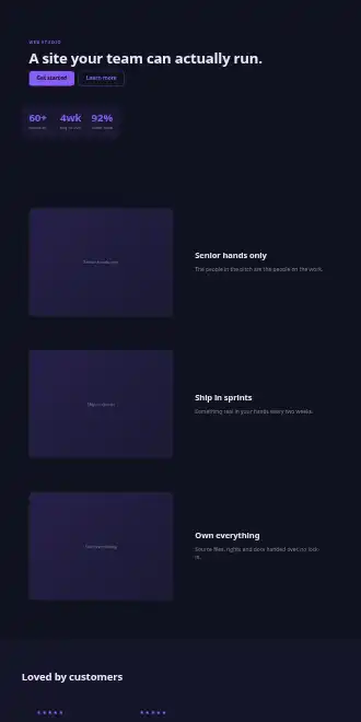 Prism & Co — Micro Sites html5 microsite template