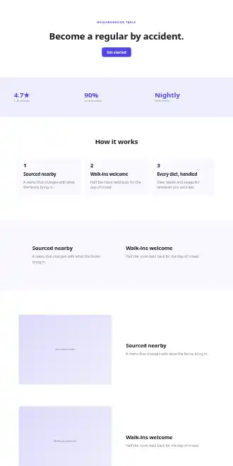 Salt & Cedar — Micro Sites html5 microsite template