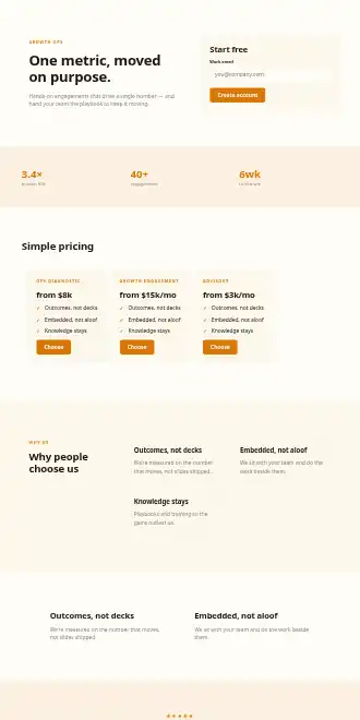 Northstar Consulting — Micro Sites html5 microsite template