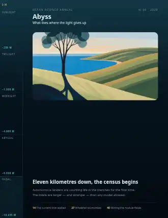 ABYSS — Eleven kilometres down, the census begins — Science template