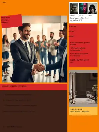 Dawn — Sunrise Scandal (Cover v24) — Editorial template