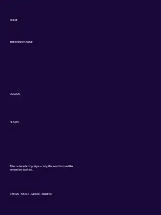 PULSE — Technology & Future template
