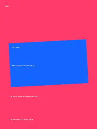 BUZZ — Culture & the Arts template