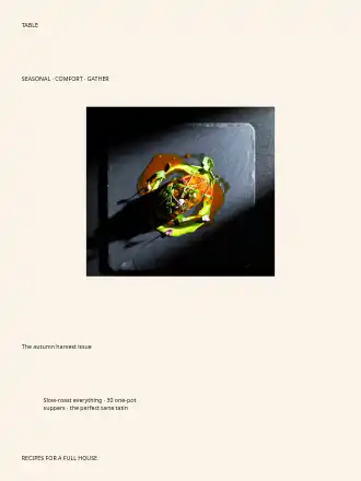 TABLE — Food & Drink magazines2 template