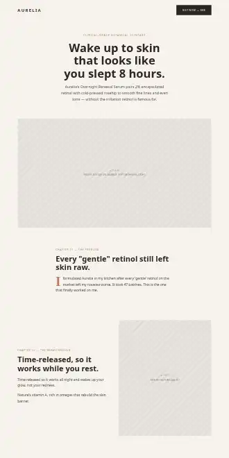 Aurelia — Longform — Micro Sites html5 microsite template