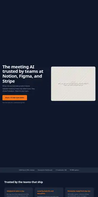 PulseSync AI — Bold Energetic — Micro Sites html5 microsite template