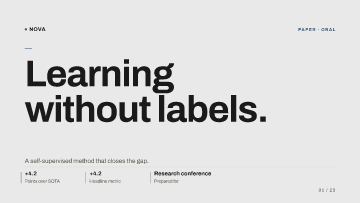 Nova Lab — Research conference — Research conference template