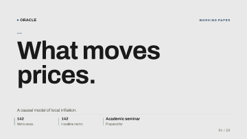 Oracle Group — Academic seminar — Academic seminar pitch deck template