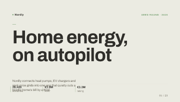 Nordly — Pitch Deck — Consumer template