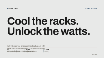 Kelvin Labs — Pitch Deck — Hardware template