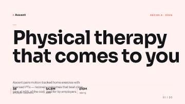Ascent — Pitch Deck — Health pitch deck template