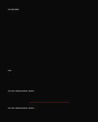 TYPE IN MOTION — Design History template