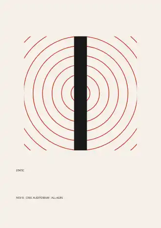 STATIC HEARTS — Music & Entertainment posters2 template