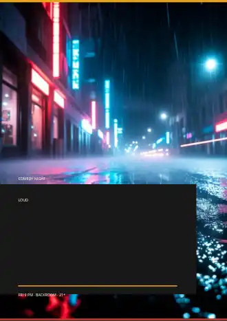 LOUD THOUGHTS — Music & Entertainment posters2 template