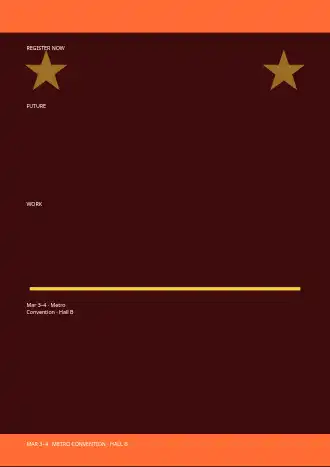 FUTURE WORK SUMMIT — Corporate & Conference posters2 template