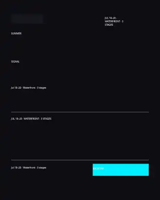 SUMMER SIGNAL — Music & Entertainment posters2 template