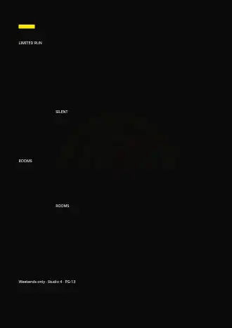 SILENT ROOMS — Film & Arts posters2 template