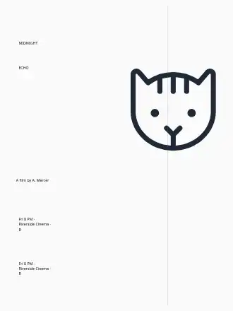 MIDNIGHT ECHO — Film & Arts posters2 template