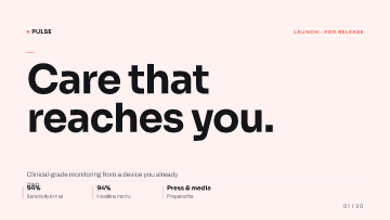 Pulse Health — Press & media — Press & media template