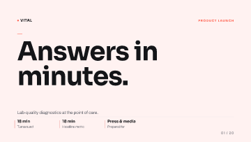 Vital Labs — Press & media — Press & media template