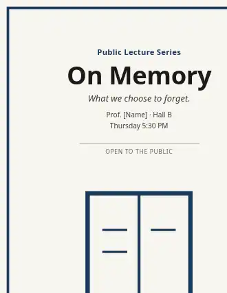 On Memory — Swiss & Modernist template
