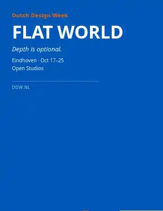 FLAT WORLD — Swiss & Modernist template