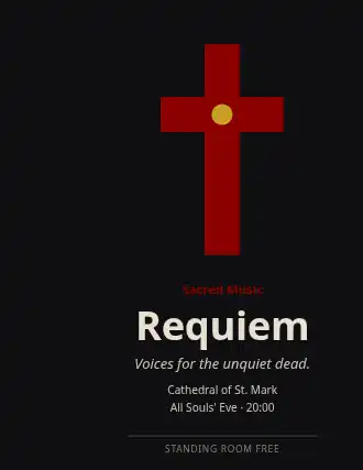 Requiem — Film & Noir template