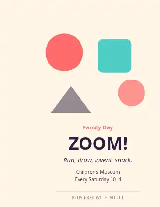 ZOOM! — Illustrated & Handmade template