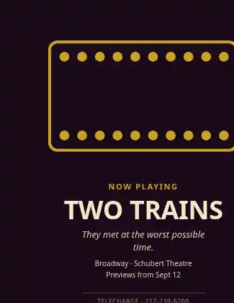TWO TRAINS — Music, Festival & Events template