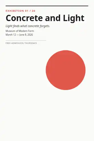 Concrete and Light — Swiss & Modernist template